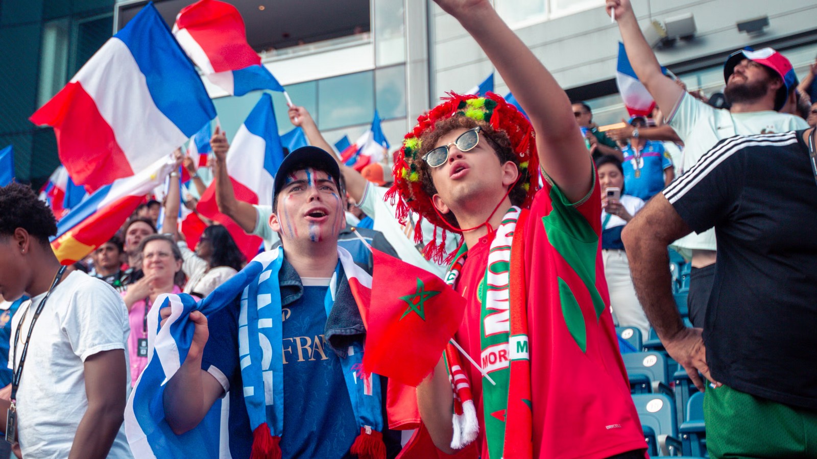 Supportes Football Maroc-France